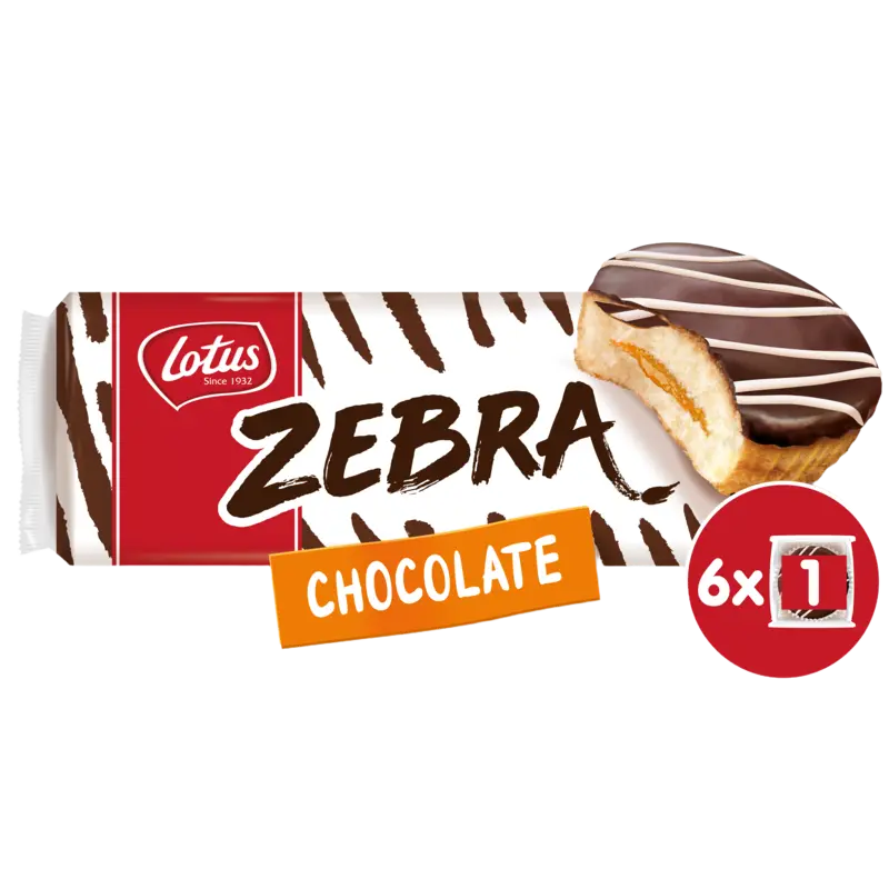 Lotus Zebra chocolate bel