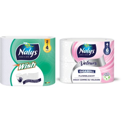 pdp-image-Nalys keuken- en toiletpapier pakket