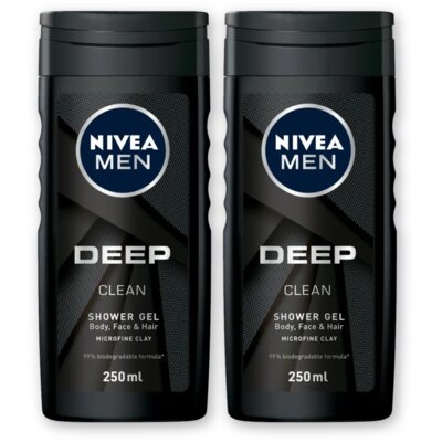 pdp-image-NIVEA Men deep clean shower gel 2-pack