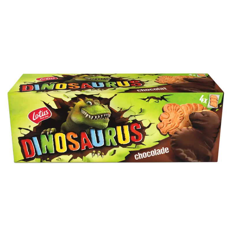 Lotus Dinosaurus chocolade bel