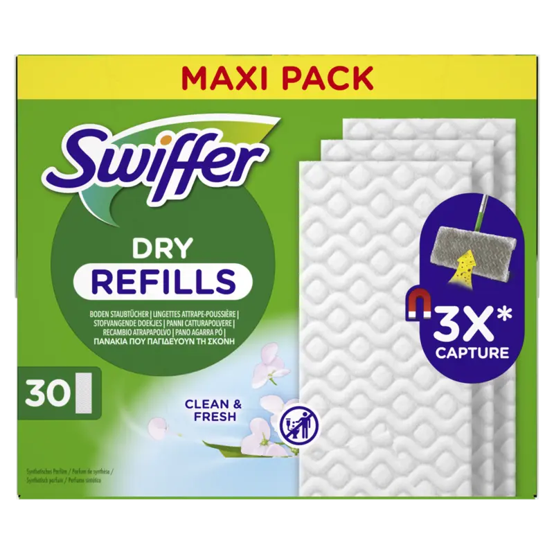 Swiffer Vloerdoekjes droog navulling maxi pack