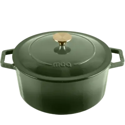 pdp-image-Lifegoods Cast iron rasserole 26cm 5,7 liter groen
