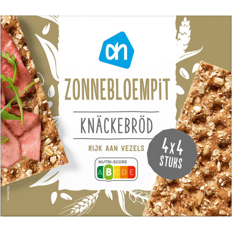 Een afbeelding van AH Knäckebröd zonnebloempit