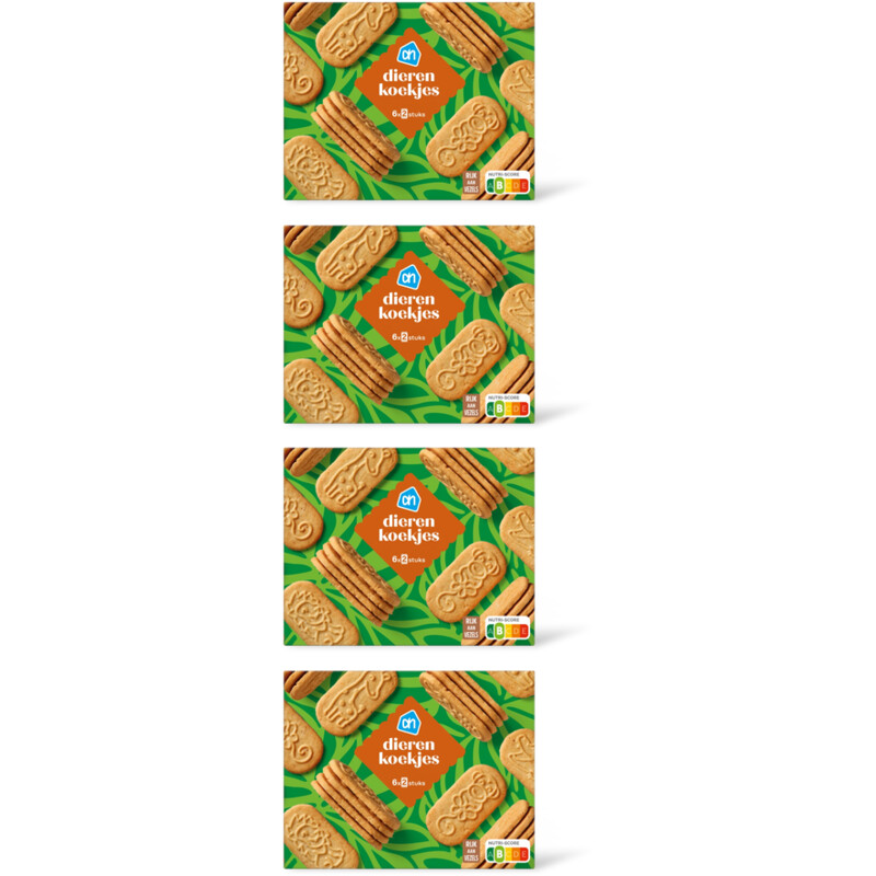 AH Dierenkoekjes 4-pack