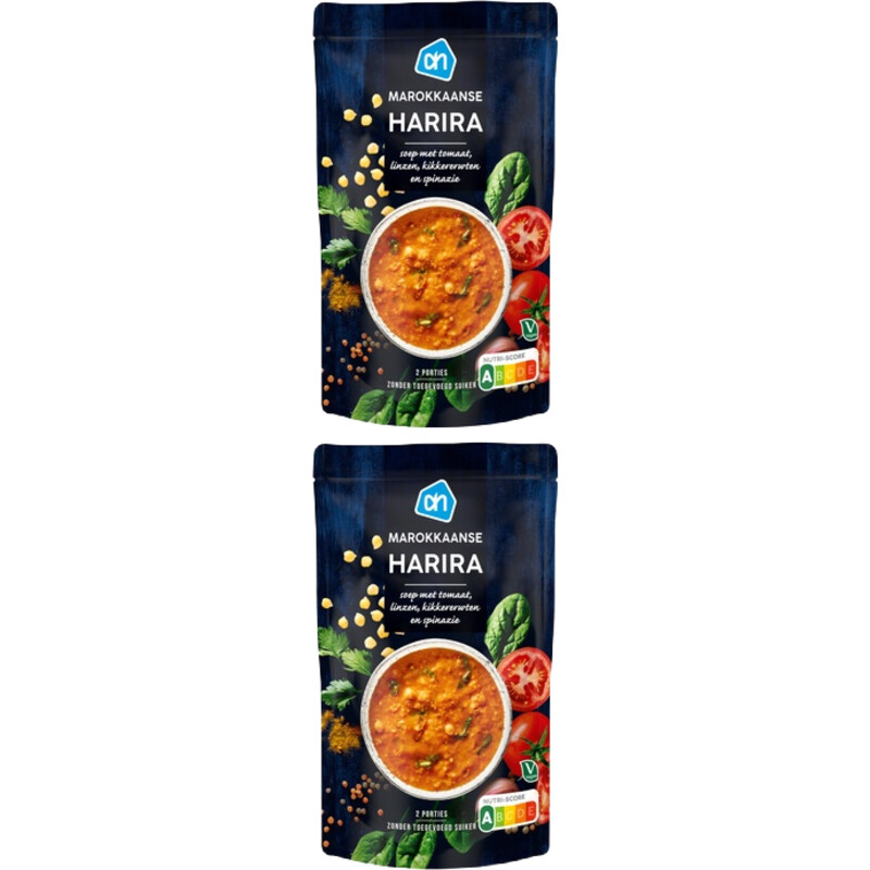 Een afbeelding van AH Marokkaanse harira soep 2-pack