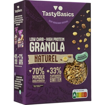 pdp-image-TastyBasics Low carb-high protein granola naturel