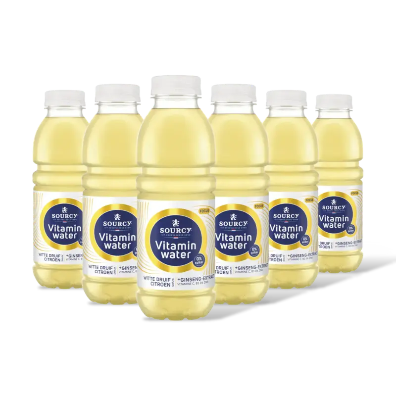 Vitaminwater witte druif citroen 6-pack