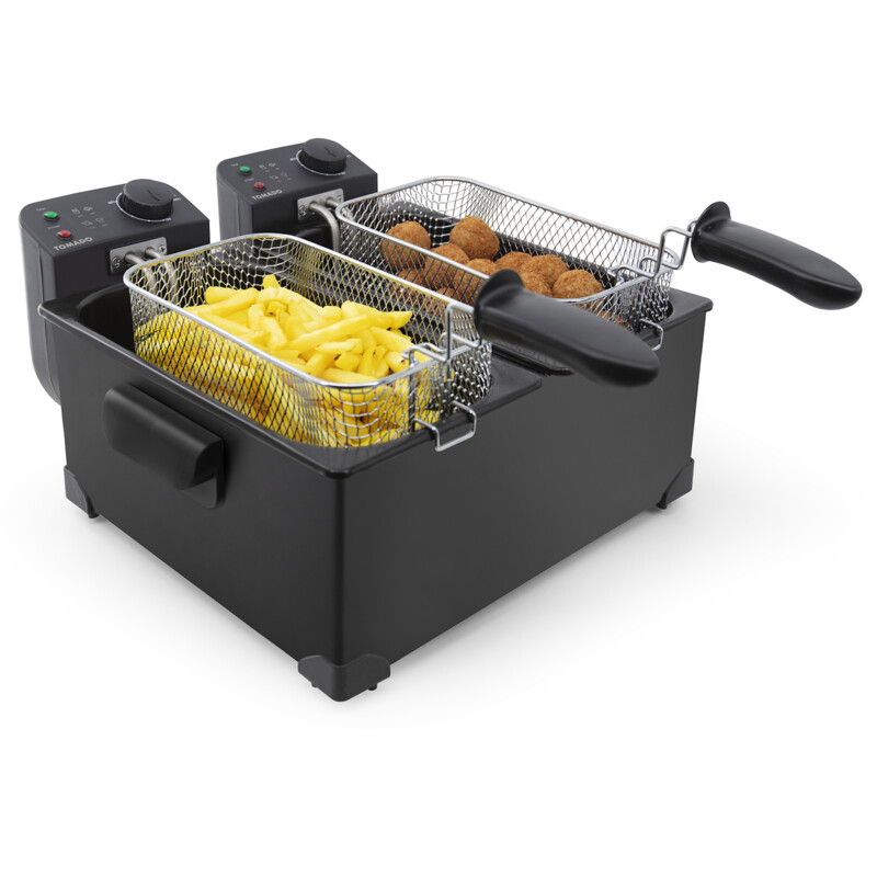 Een afbeelding van Tomado Dubbele frituurpan