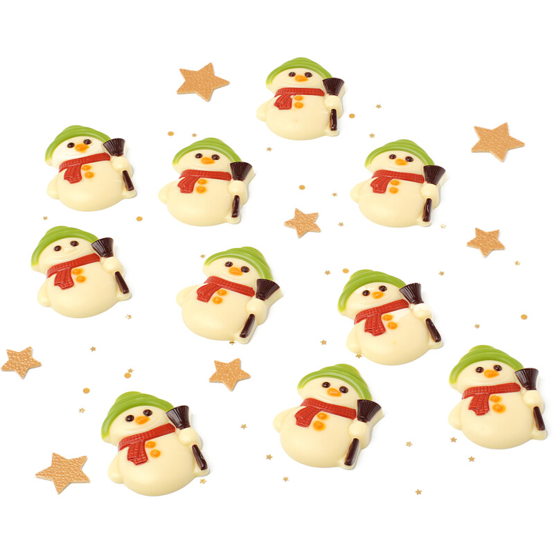 Een afbeelding van AH Excellent Sneeuwpoppetjes witte chocolade