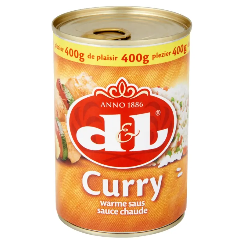 D&L Curry warme saus bel