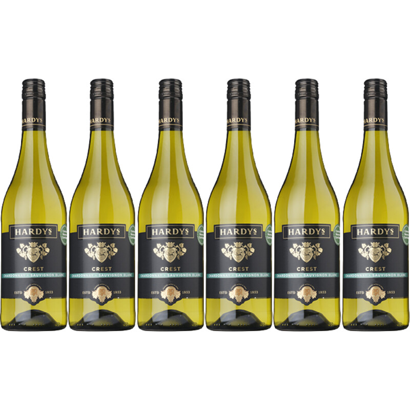 Een afbeelding van Hardys Chardonnay sauvignon blanc 6 flessen