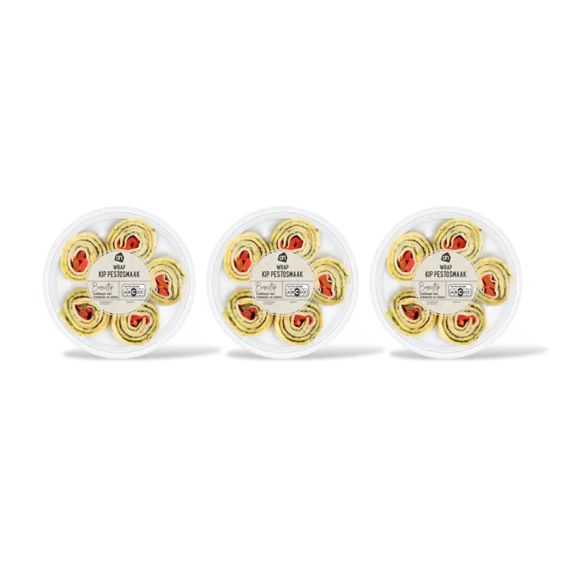 Wrap kip pestosmaak 3-pack