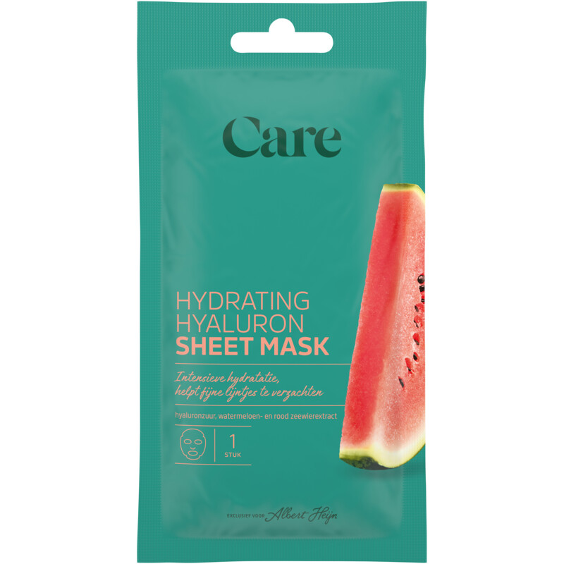 Een afbeelding van Care Hydrating hyaluron sheet mask