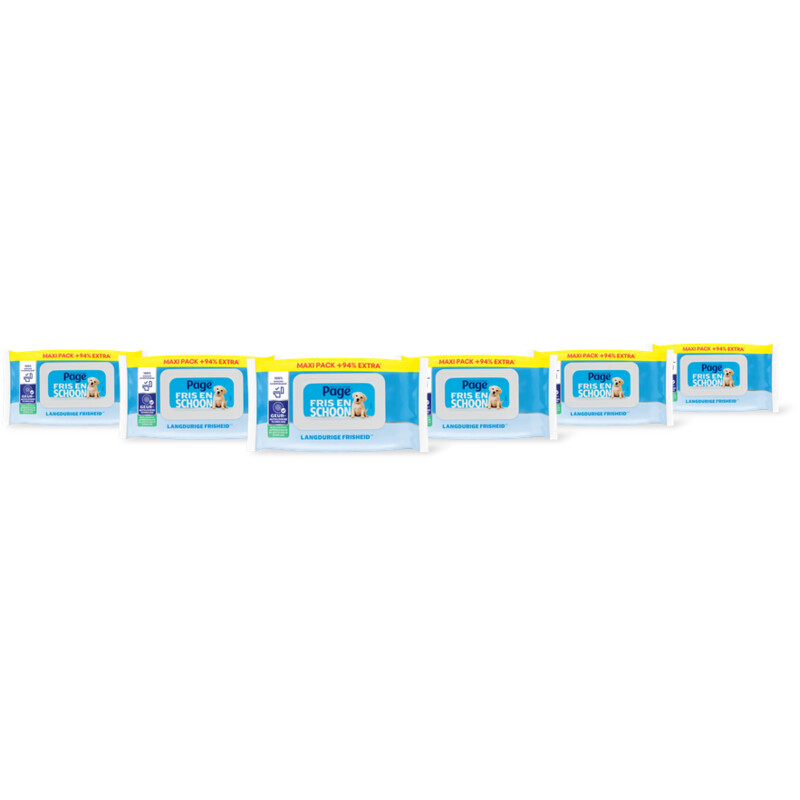 Page Vochtig compleet schoon maxi pack 6-pack