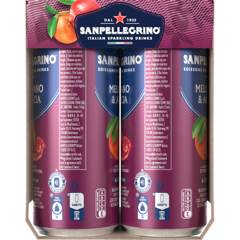 Een afbeelding van S. Pellegrino Melograno & arancia 6-pack
