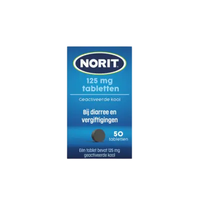 pdp-image-Norit Bij diarree tabletten 125mg