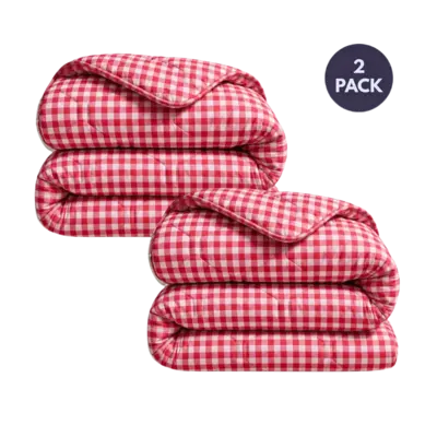pdp-image-HappyBed 2 wasbare dekbedden 240x220 cm burgundy