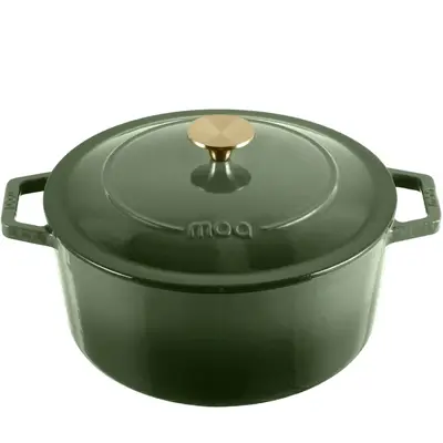 pdp-image-Lifegoods Cast iron rasserole 26cm 5,7 liter groen