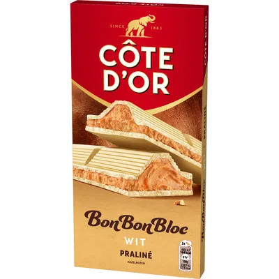 pdp-image-Côte d'Or BonBonBloc chocoladereep praliné wit