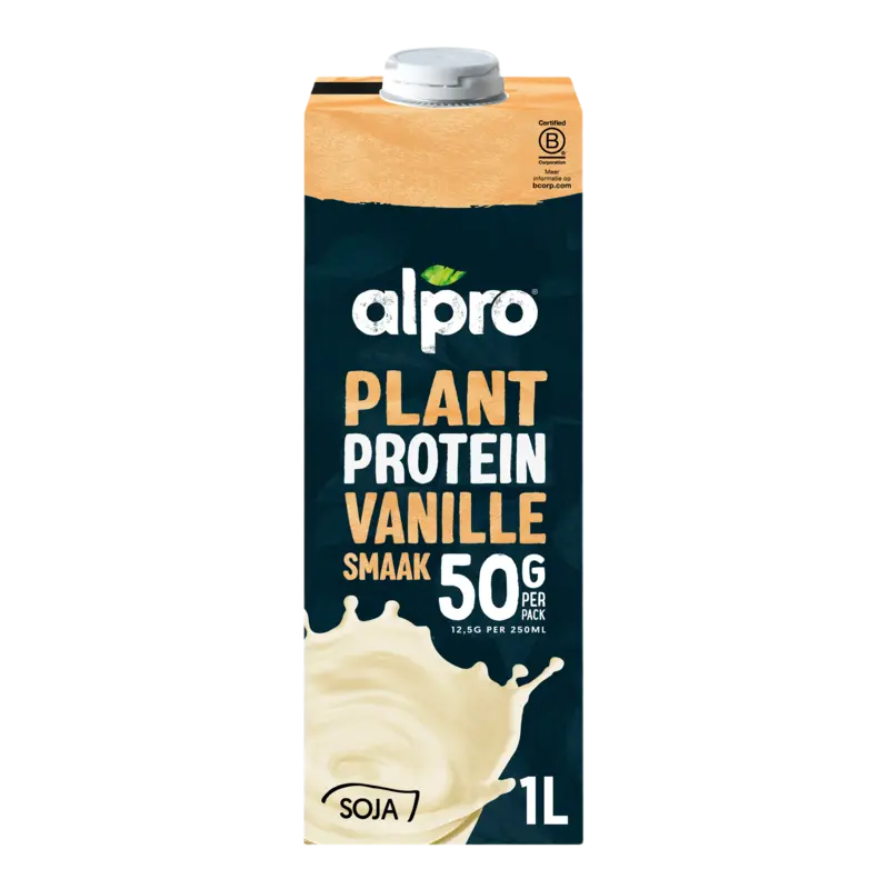Plant protein vanilla flavour