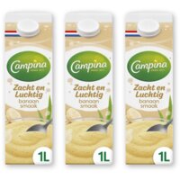 Campina Zacht en luchtig banaansmaak 3-pack
