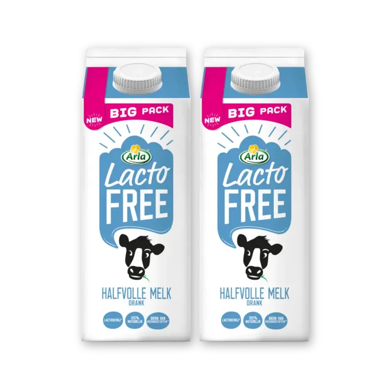 Lactofree halfvolle melk 2-pack