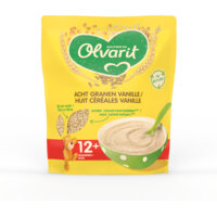 Een afbeelding van Olvarit Acht granen vanillesmaak 12m+