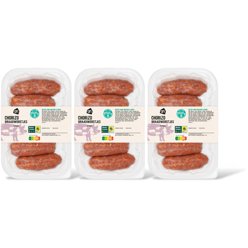 AH Chorizo braadworstjes 3-pack