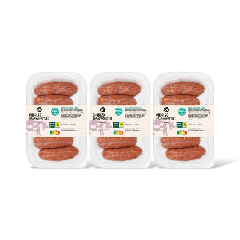 Chorizo braadworstjes 3-pack