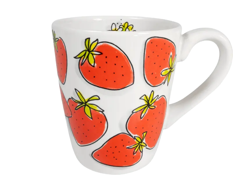 Beker aardbei 0,35 liter