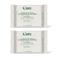 Care Sensitive cleansing wipes 0% 2-pack