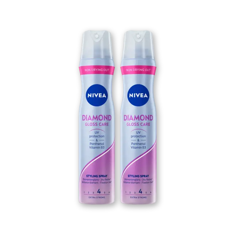 NIVEA Diamond gloss care styling spray 2-pack