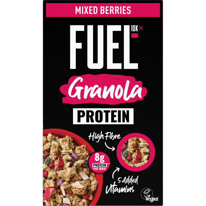 Fuel10K Granola protein mixed berries bestellen | Albert Heijn