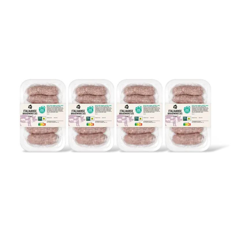 Italiaans gekruid braadworstje 4-pack
