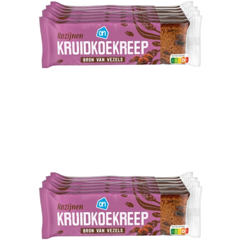 Een afbeelding van AH Kruidkoekreep rozijnen 6-pack 2-pack