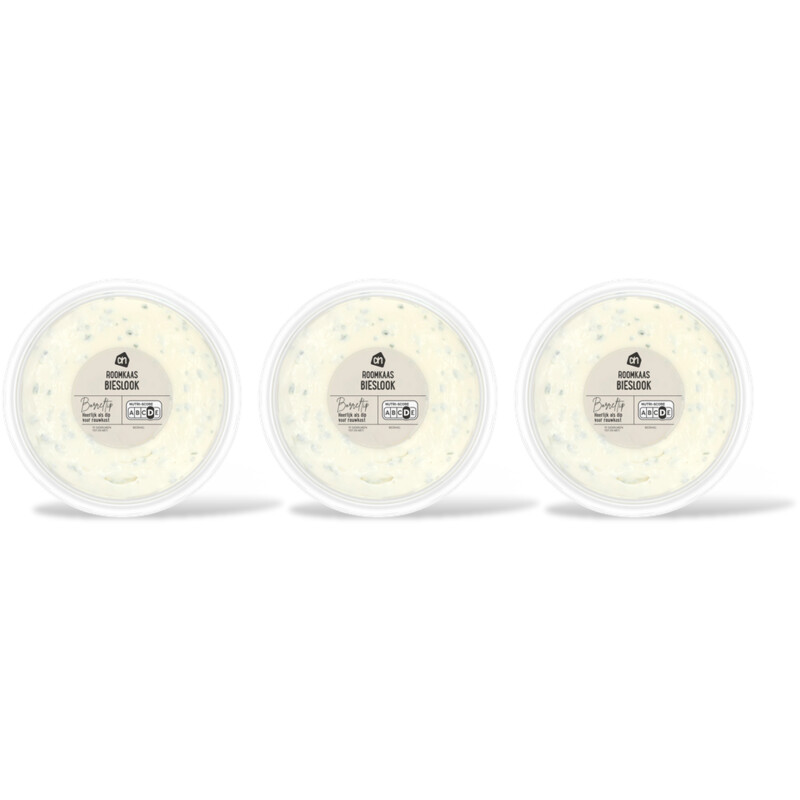 AH Roomkaas bieslook 3pack
