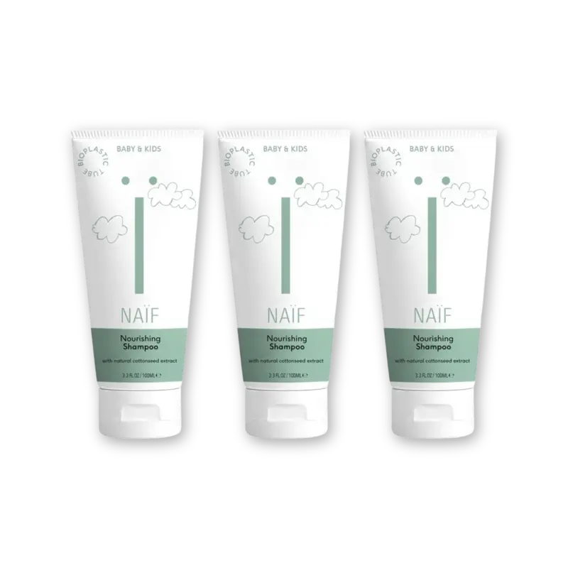 Baby & kids nourishing shampoo 3-pack