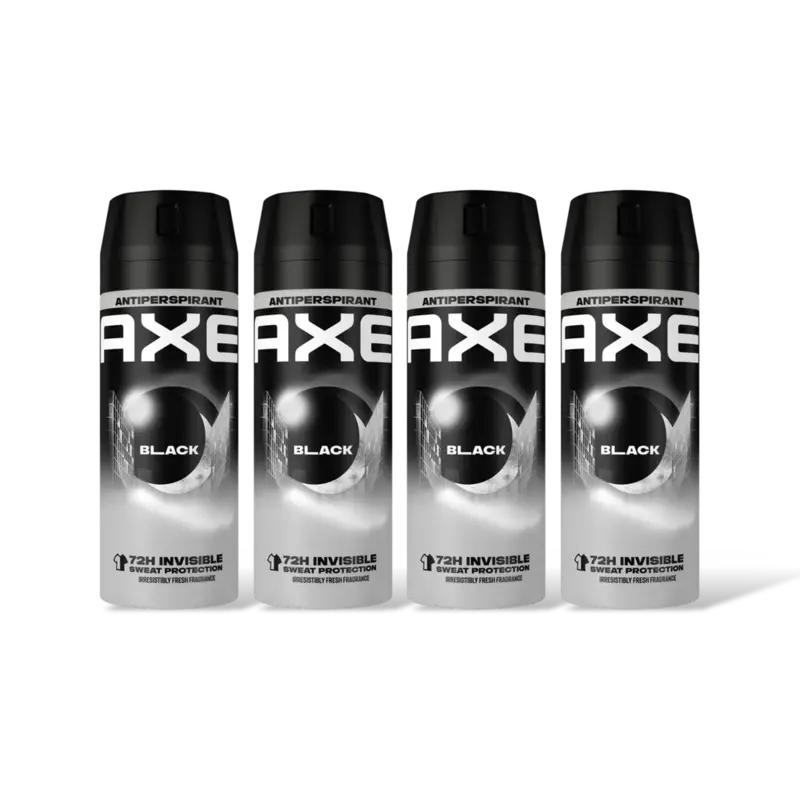 Axe Black deodorant antiperspirant 4-pack