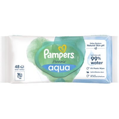 pdp-image-Pampers Harmonie aqua babydoekjes