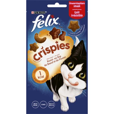 pdp-image-Felix Crispies rund- & kipsmaak kattensnack
