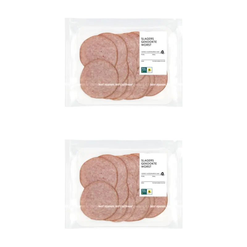 AH Slagers gekookte worst 2-pack