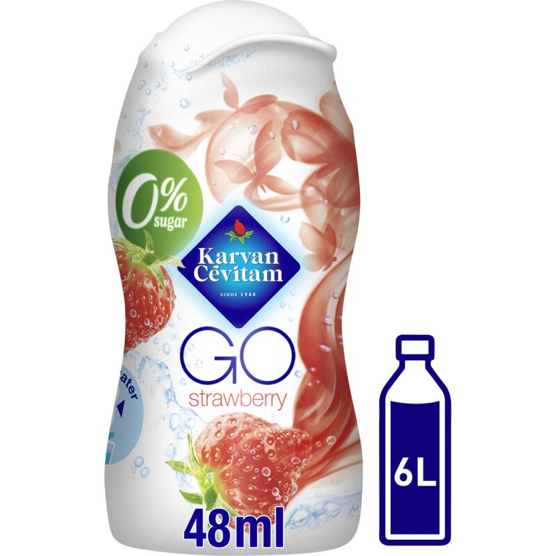 Karvan Cévitam Siroop go aardbeien
