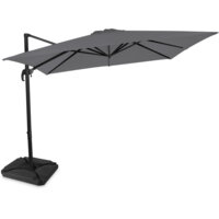 Een afbeelding van Vonroc Parasol pisogne grijs combi 300x300cm