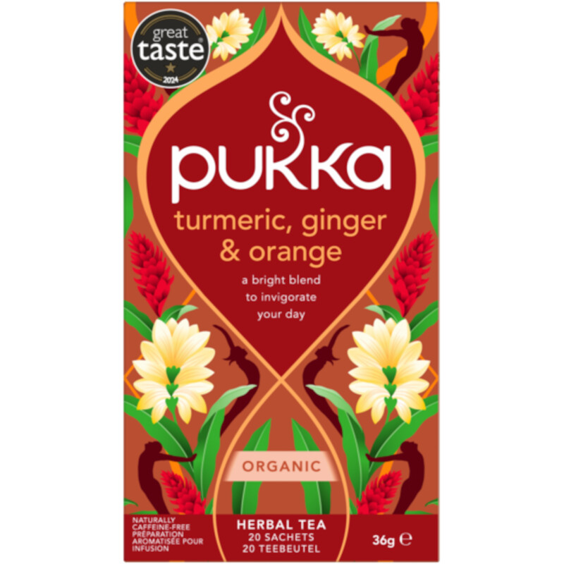 Pukka Tumeric, ginger & orange