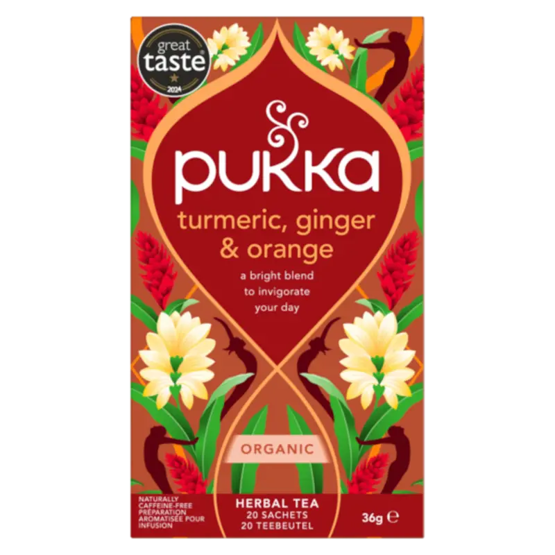 Pukka Tumeric, ginger & orange