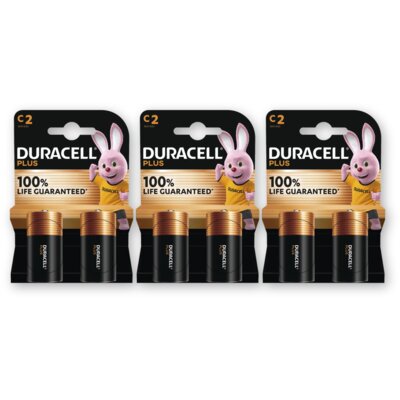 pdp-image-Duracell Plus C-alkaline batterijen MN1400 3-pack