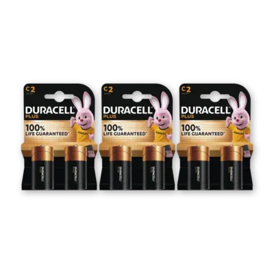 pdp-image-Duracell Plus C-alkaline batterijen MN1400 3-pack