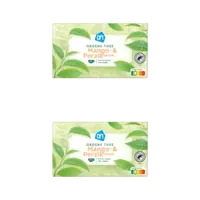 AH Groene thee mango & perziksmaak 2-pack