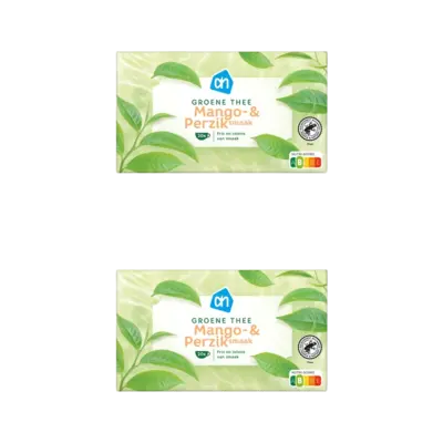 pdp-image-AH Groene thee mango & perziksmaak 2-pack