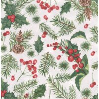 Een afbeelding van AH Excellent Servet hulst allover 24x24cm